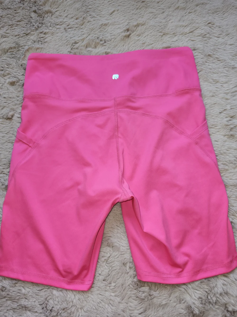 Cycle House by Marika Hot Pink High-Waisted Biker Shorts Size Large